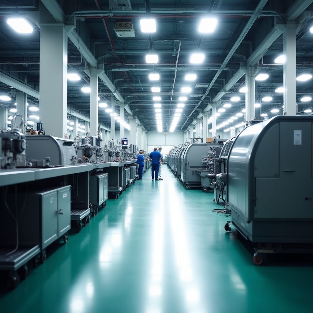 Interior de una empresa de manufactura